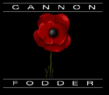 Cannon Fodder (Europe) screen shot title